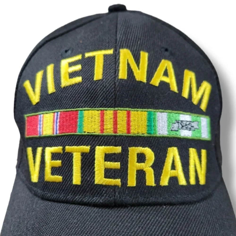 Vietnam Veteran Hat Strap Back Cap OSFM Medals Of America New Without Tags NWOT